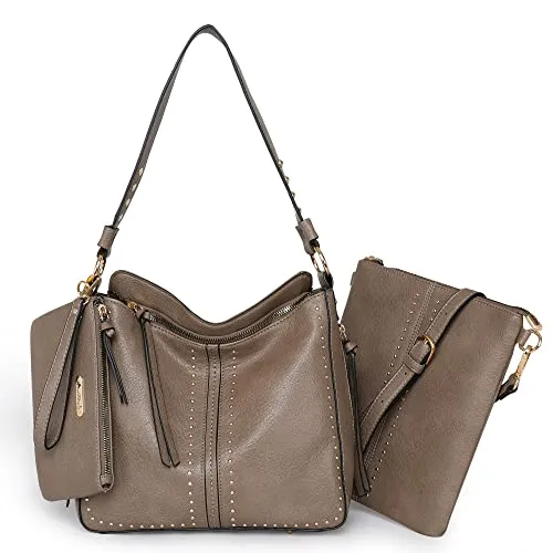 Montana West Tote Handbags for Women Hobo Shoulder Bag 3pcs