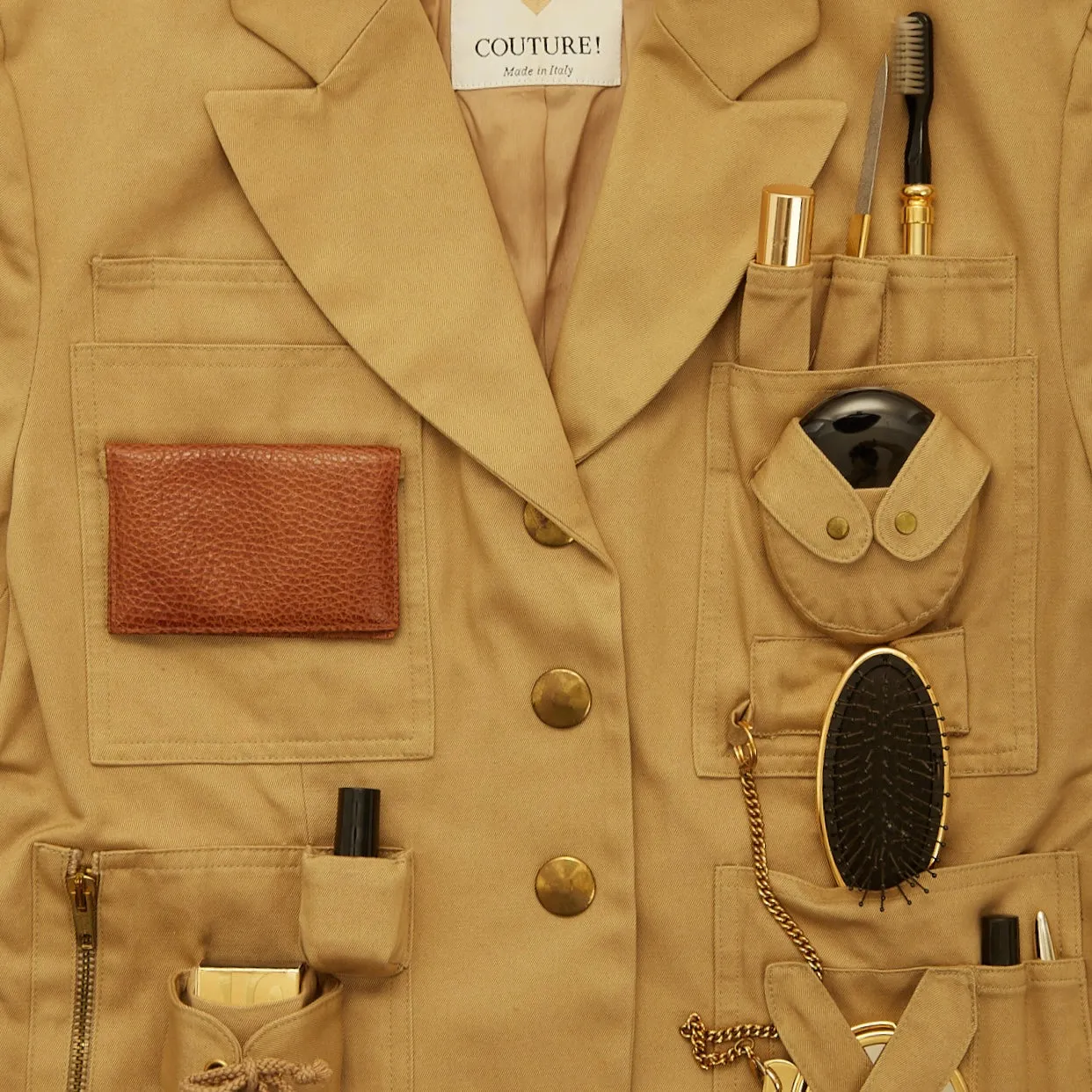 Moschino Canvas Survival Jacket   Accessories