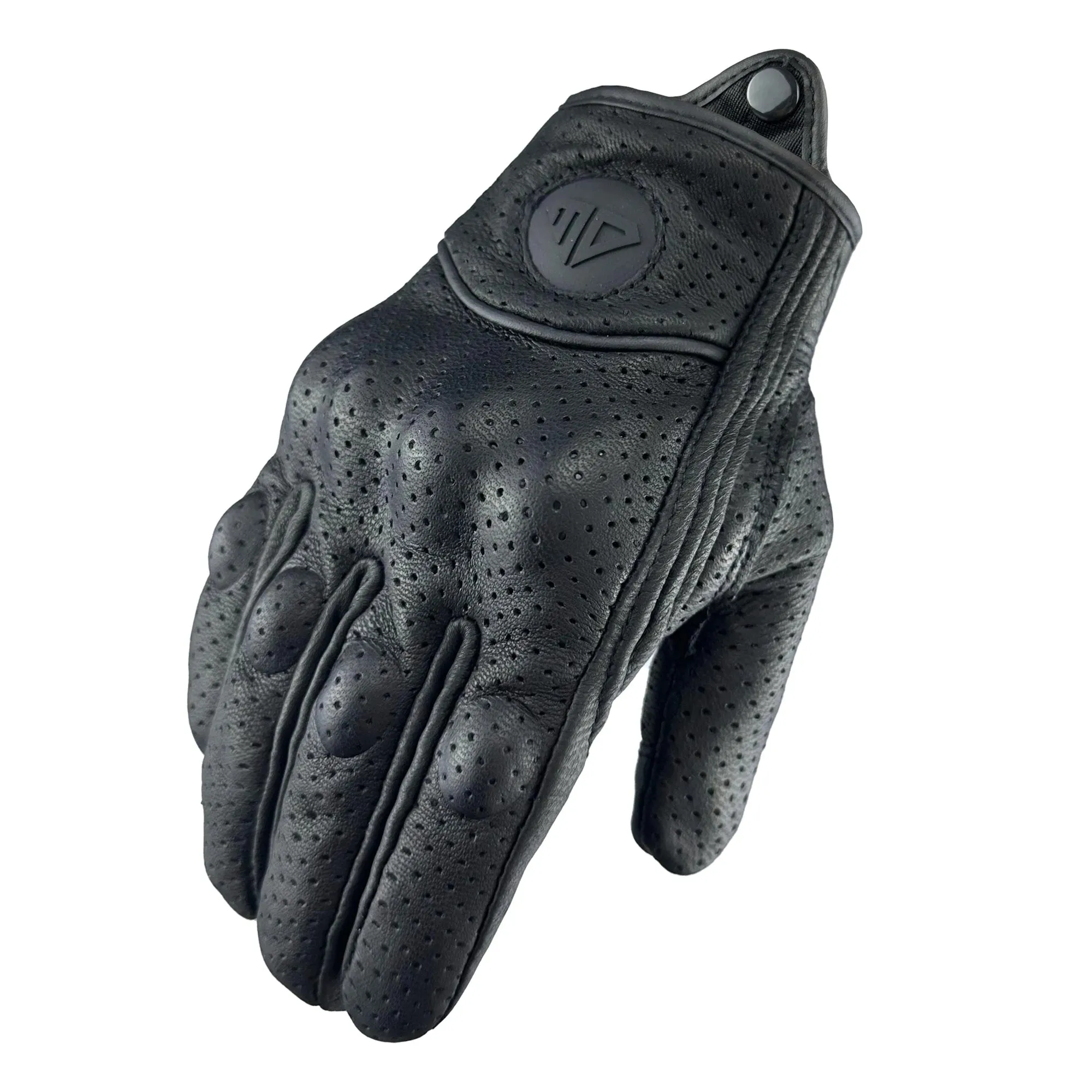 Motorcycle Leather Gloves - Winter Protection