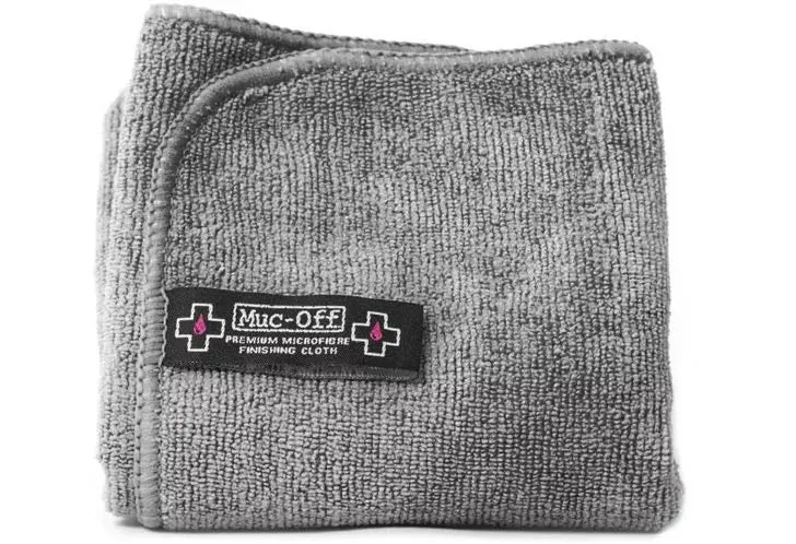 Muc-Off Premium Microfibre Polishing Grey Cloth