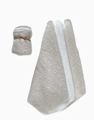 Muslin Burp Cloth Set