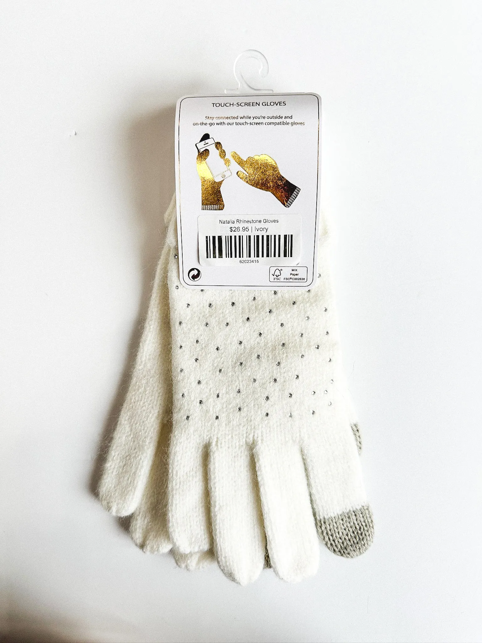 Natalia Rhinestone Gloves