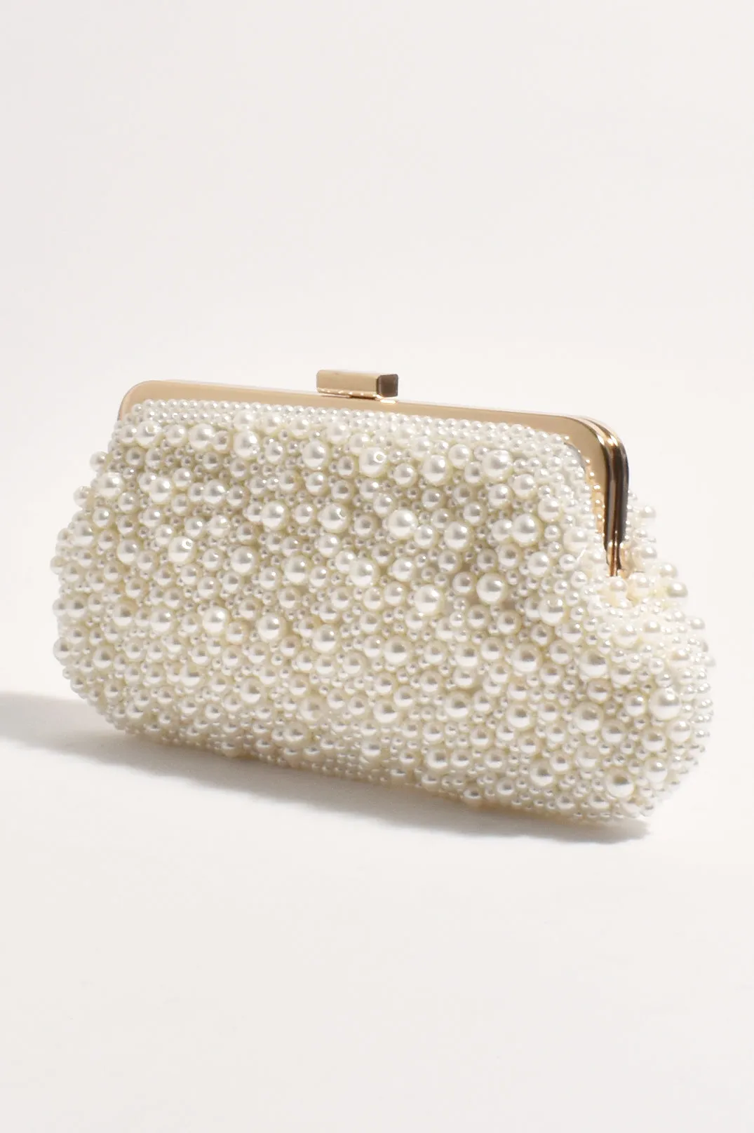 Norma Jean Faux Pearl Clutch