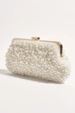 Norma Jean Faux Pearl Clutch