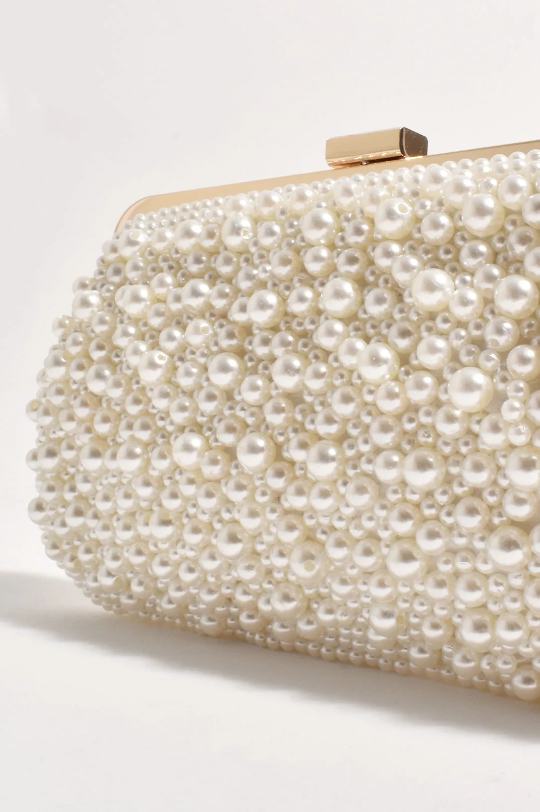 Norma Jean Faux Pearl Clutch