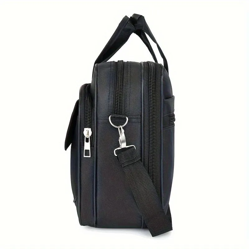 Nylon Zipper Briefcase Travel Storage Crossbody Bag