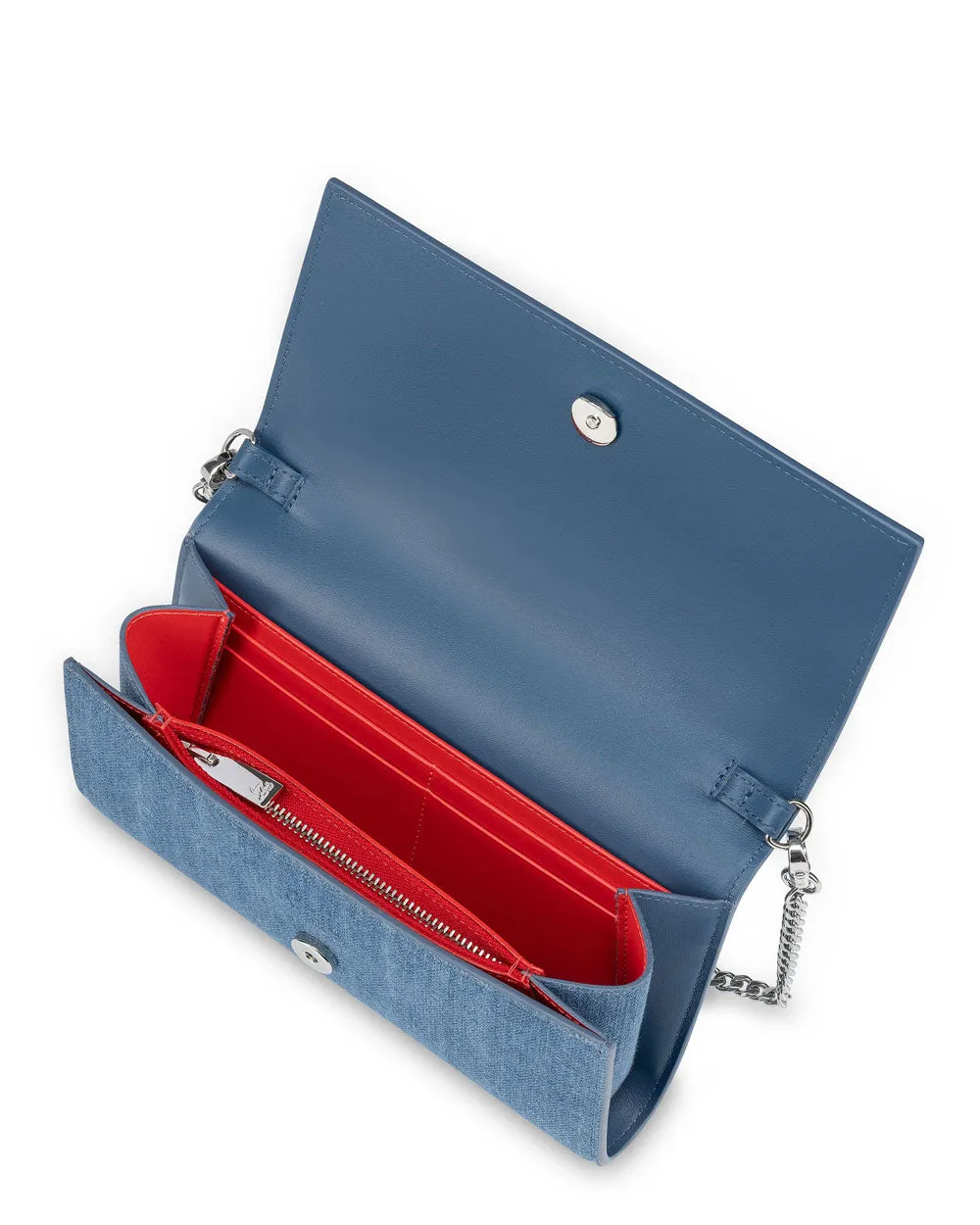 Paloma Wallet on a Chain in Sky Blue