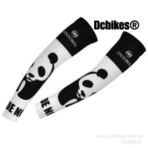Panda Black/White MTB Road Arm Sock Sleeve
