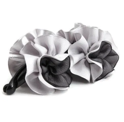 pansy flower banana hair clip women flower hair accessories