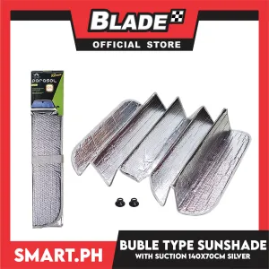 Parasol Bubble Type Sunshade (Silver) AW112-3P for Toyota, Mitsubishi, Honda, Hyundai, Ford, Nissan, Suzuki, Isuzu, Kia, MG and more
