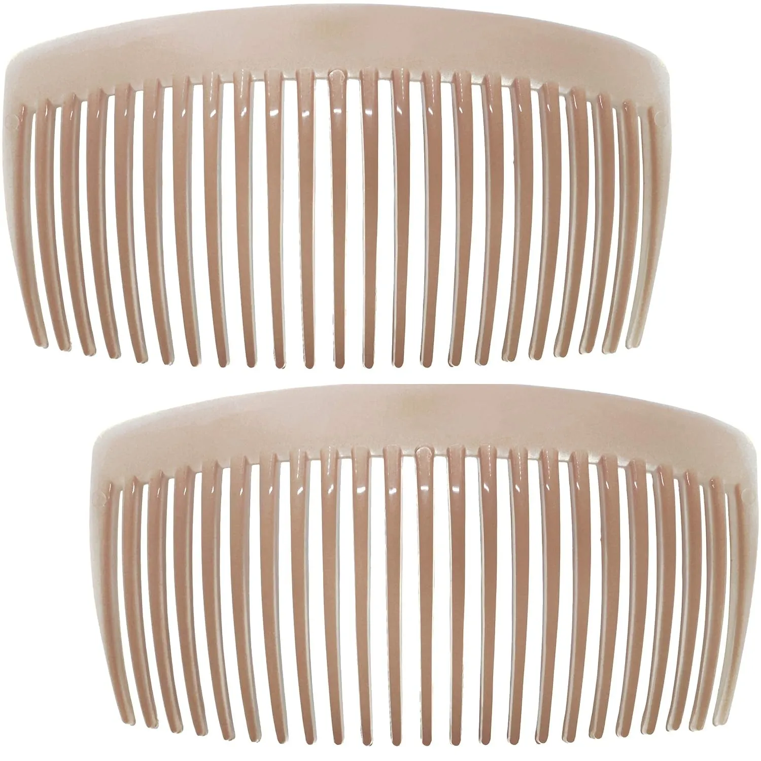 Paris AD66/2 French Side Comb Large Curved Tortoiseshell Hair Combs for Women Fine Hair, 4 Inch Strong Hold Hair Comb for Women Bun Chignon Up-Do Styling Girls Hair Accessories, Made in France