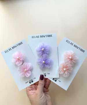 Pearl Flower Hair Band Set