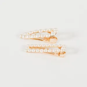 Pearl Shapes Hair Clip Set
