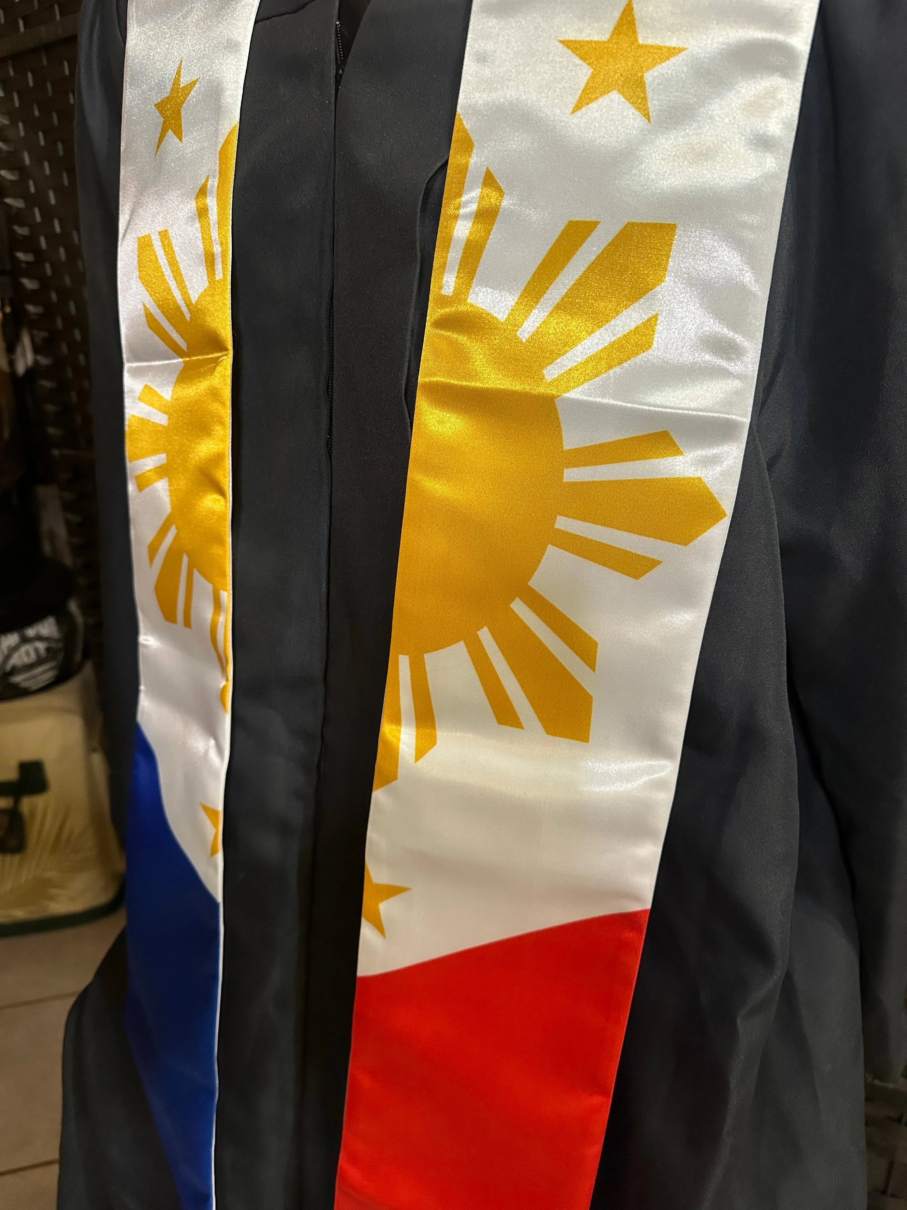 Philippines Filipino 3 Stars and Sun Stole Graduation Stoles