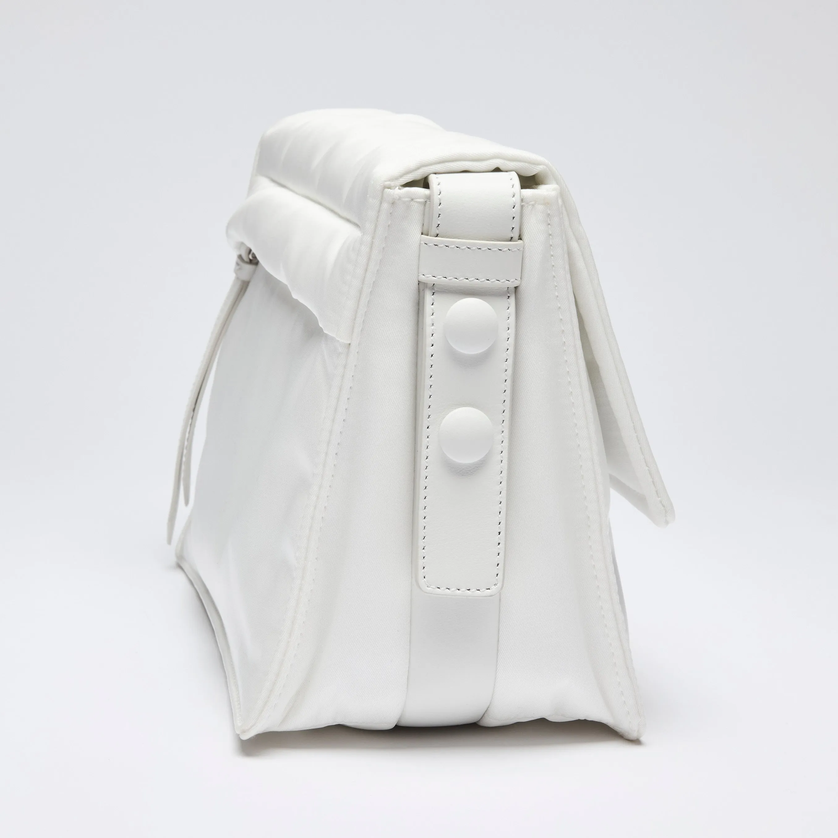 Prada White Nylon Crossbody Bag