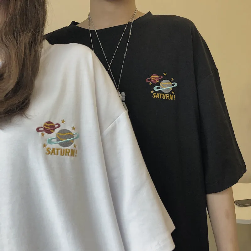 "UNISEX SATURN" T-SHIRT D052201
