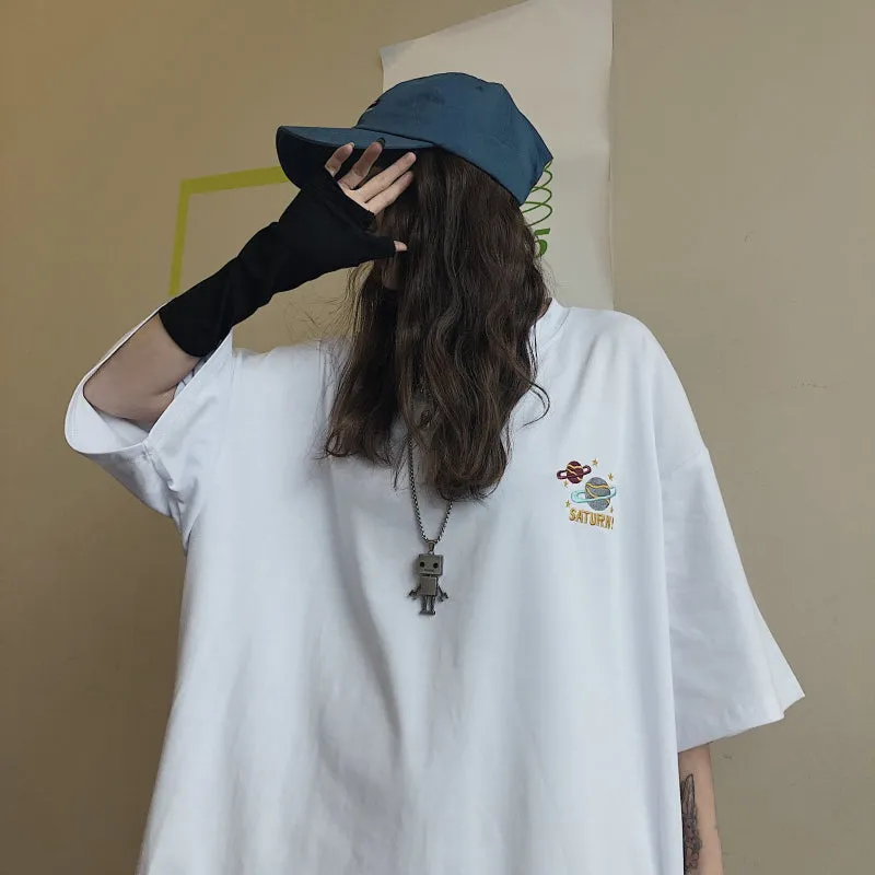 "UNISEX SATURN" T-SHIRT D052201