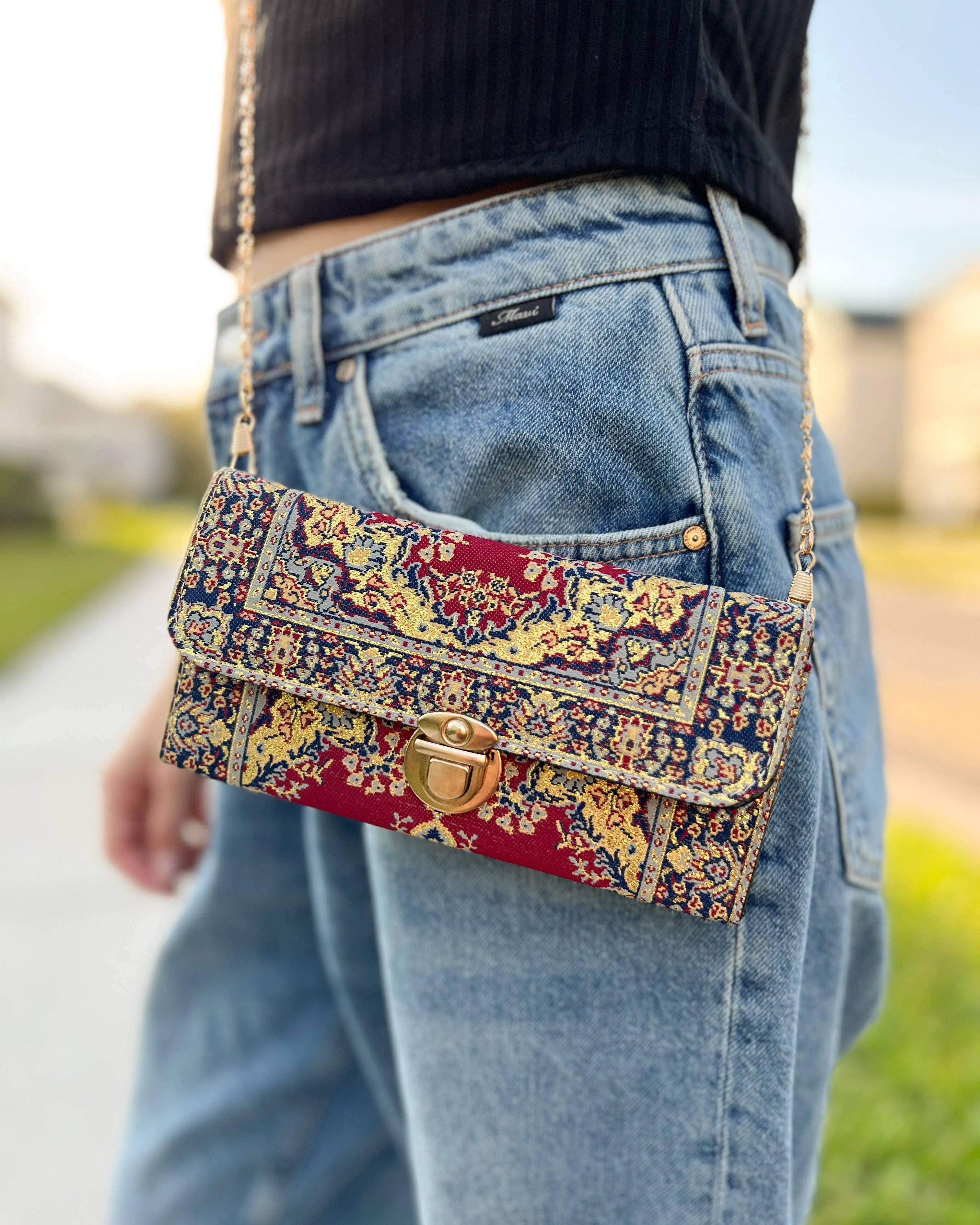 Red Crossbody Bag