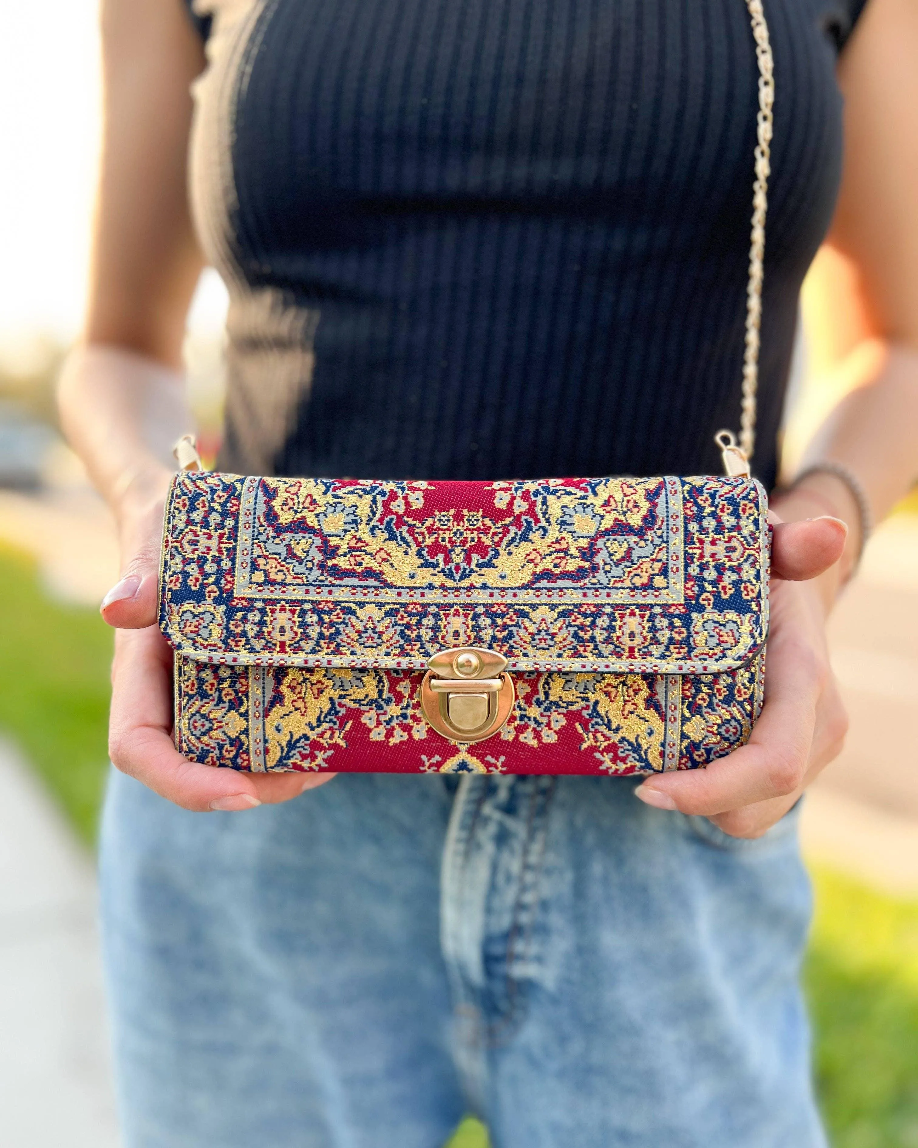 Red Crossbody Bag