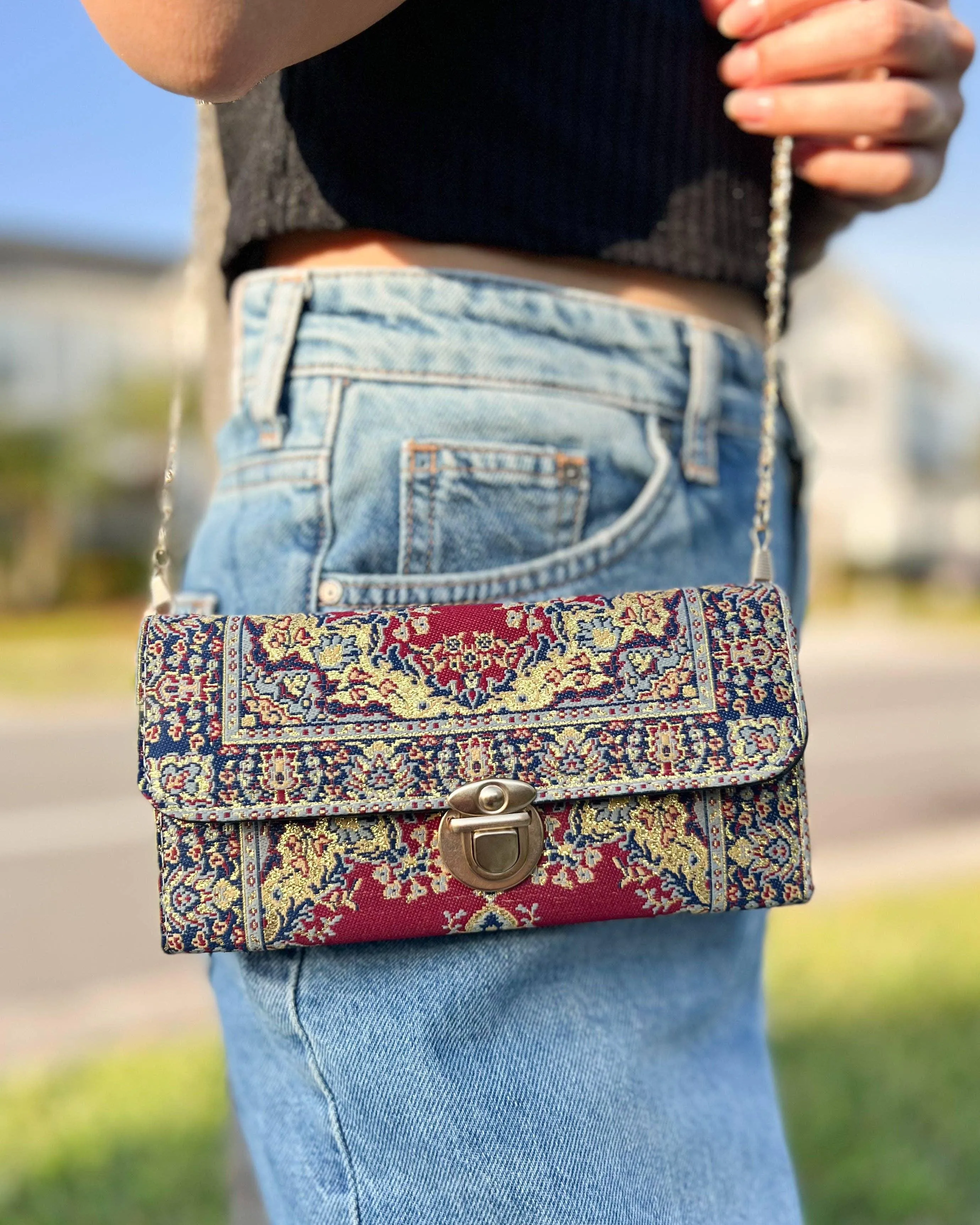 Red Crossbody Bag