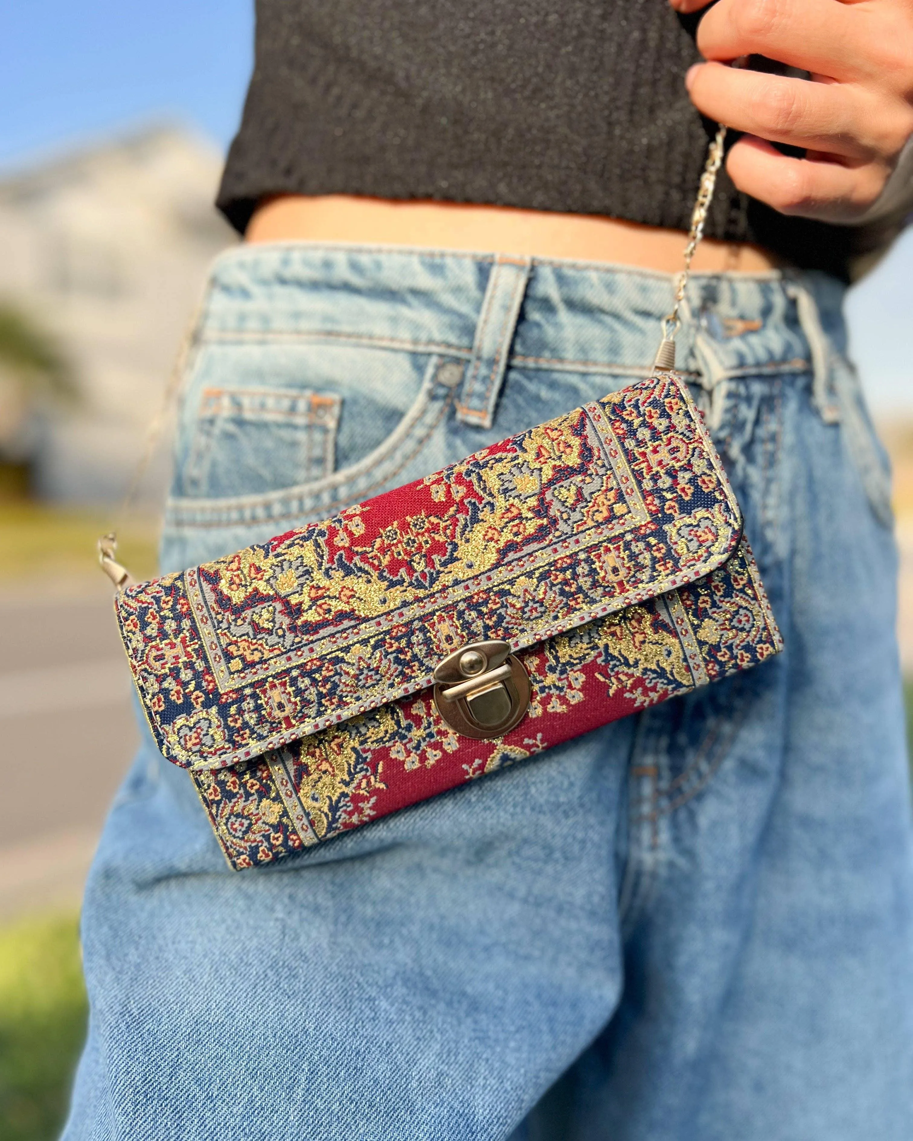 Red Crossbody Bag