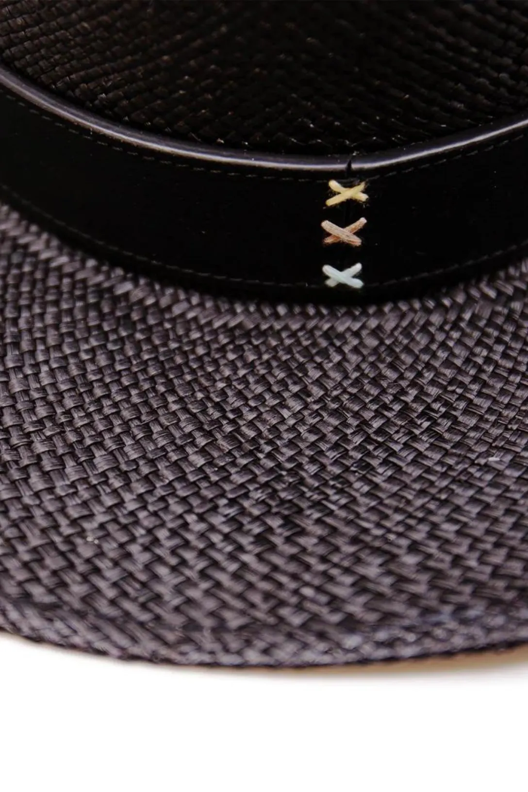 REM Straw Hat | Black