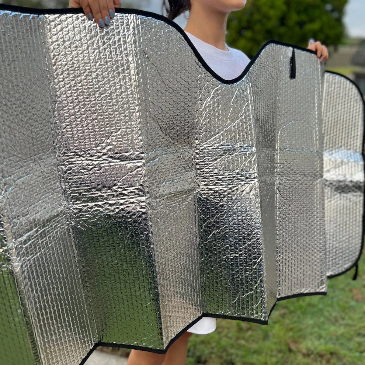 Retro Groovy Vibes Car Shade