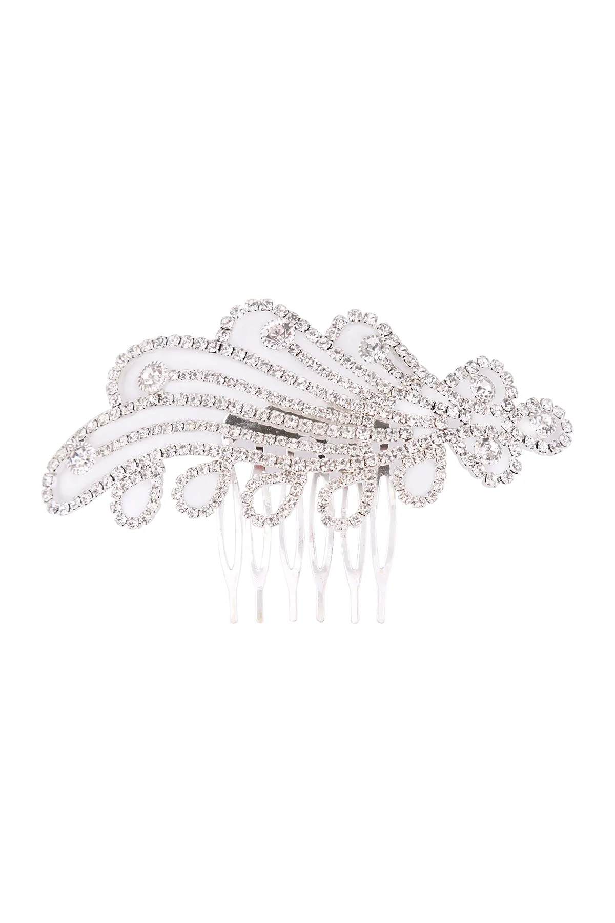 RHINESTONE BOUQUET HAIR COMB HAIR ACCESSORIES