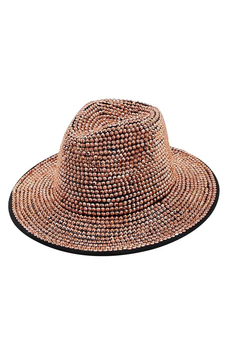 Rhinestone Fedora Hats