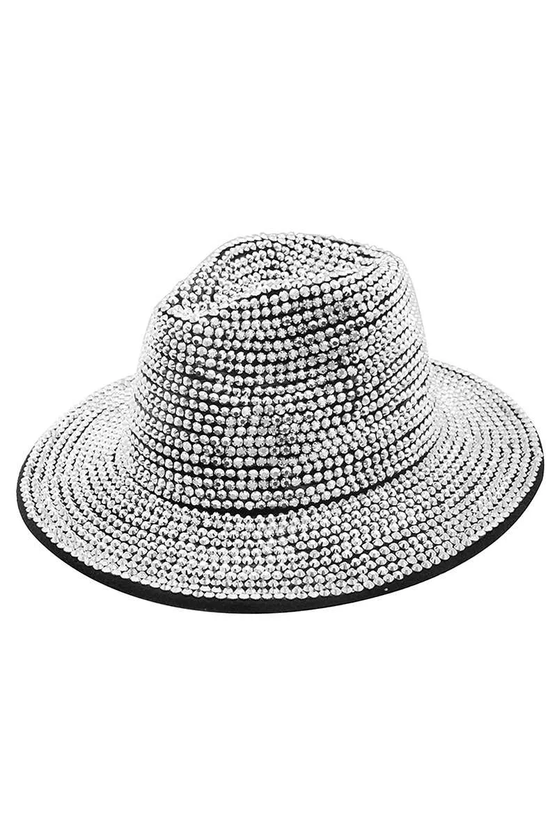 Rhinestone Fedora Hats