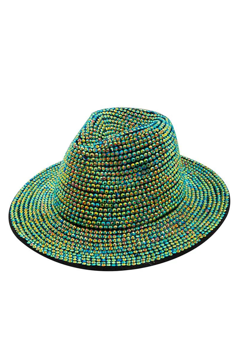 Rhinestone Fedora Hats