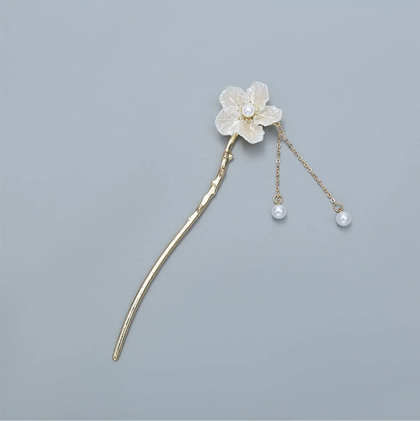 Shell Flower Fringe Hairpin Vintage Chinese Style Accessories Women Bridal