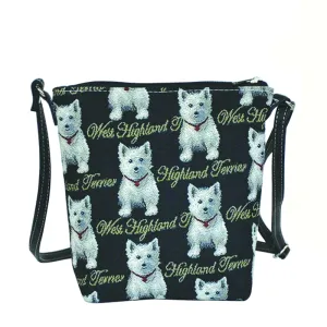 Signare Westie Sling Crossbody Handbag