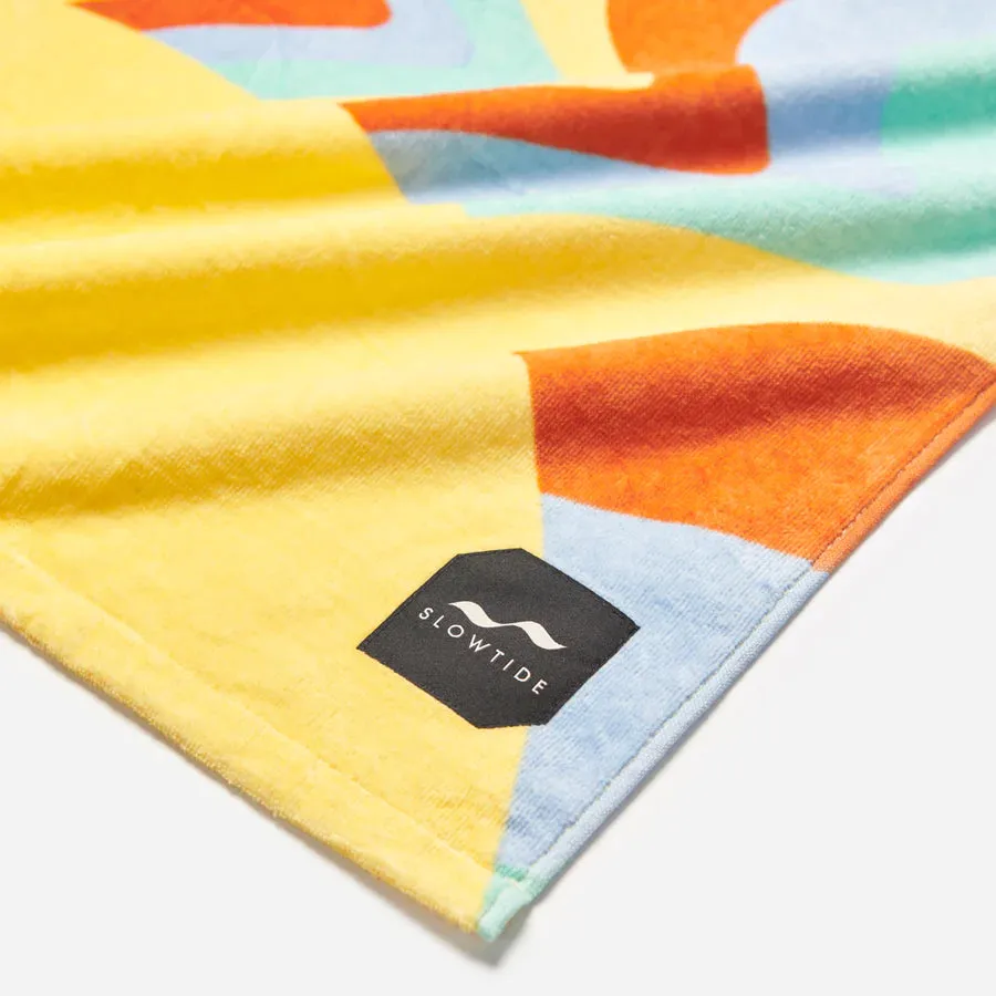 Slowtide Shine On Neon Beach Towel