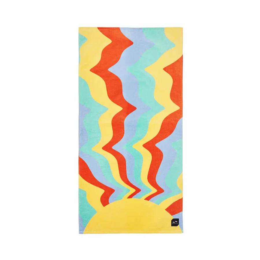 Slowtide Shine On Neon Beach Towel