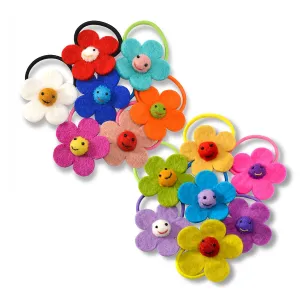 Smile Face Flower Hair Band