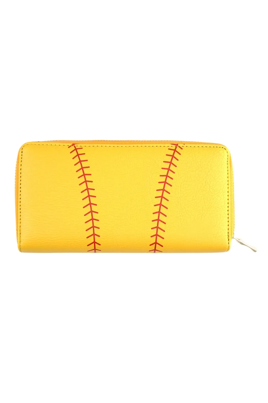 Softball Zipper Wallet - Pack of 6