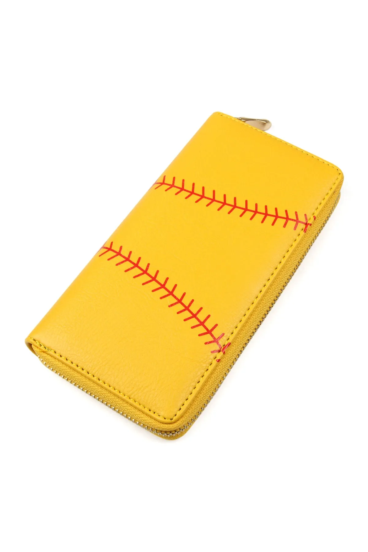 Softball Zipper Wallet - Pack of 6