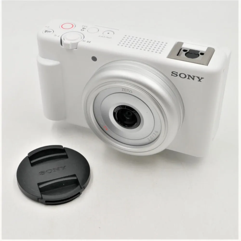 Sony ZV-1F Vlogging Camera | White **OPEN BOX**
