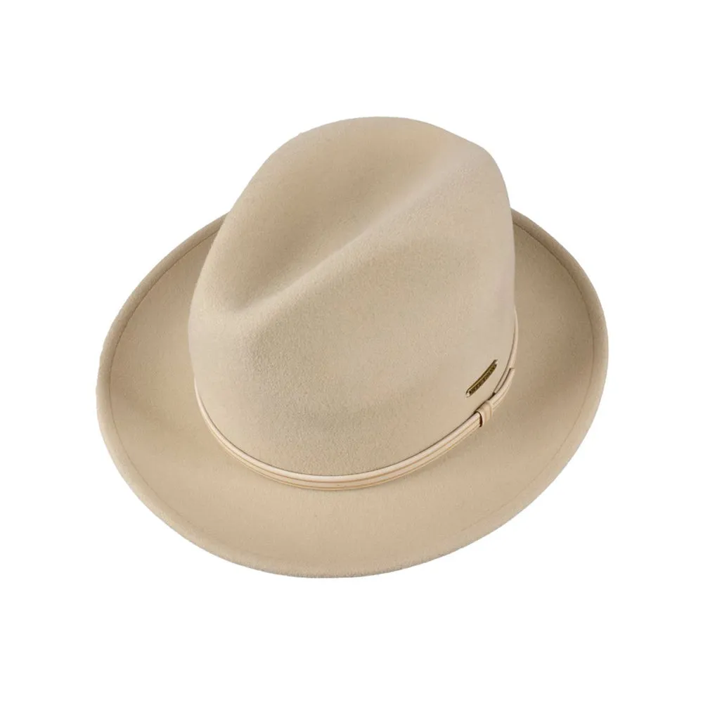 Stetson - Calhan Vitafelt Hat - Fedora - Oatmeal