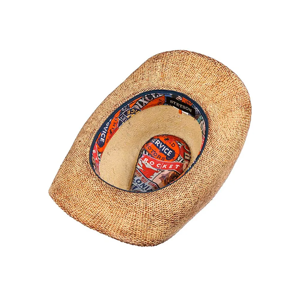 Stetson - Townsend Toyo Western Hat - Straw Hat - Brown Mottled