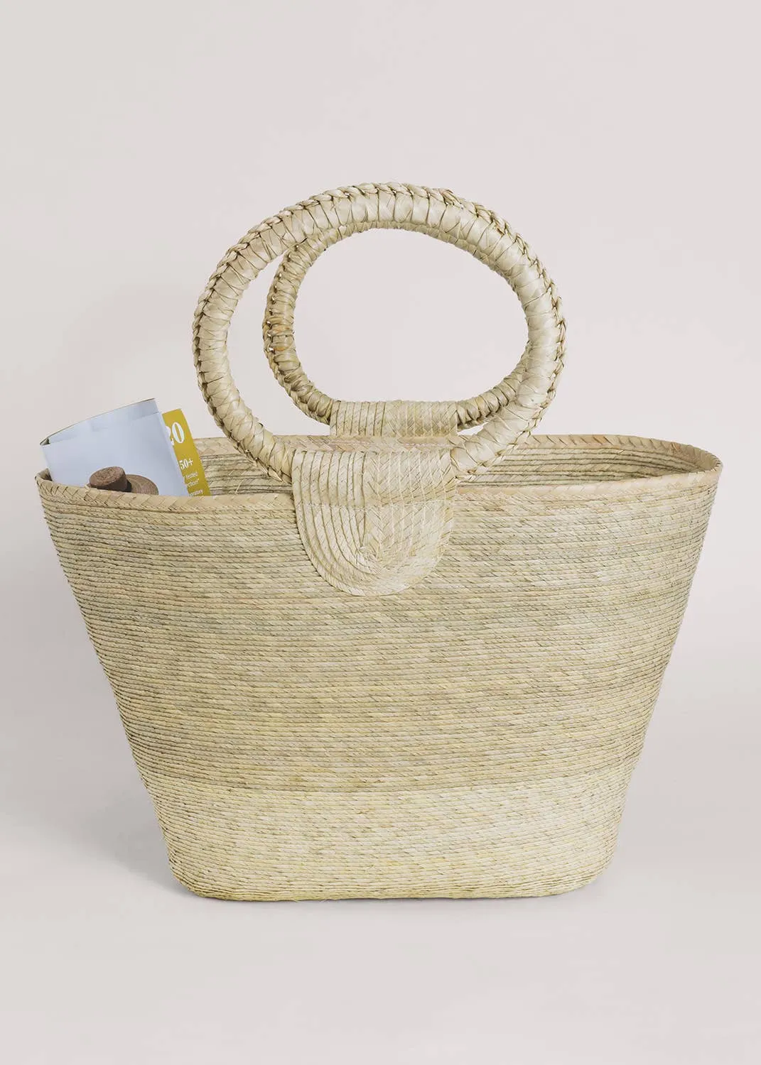 Straw Beach Bag