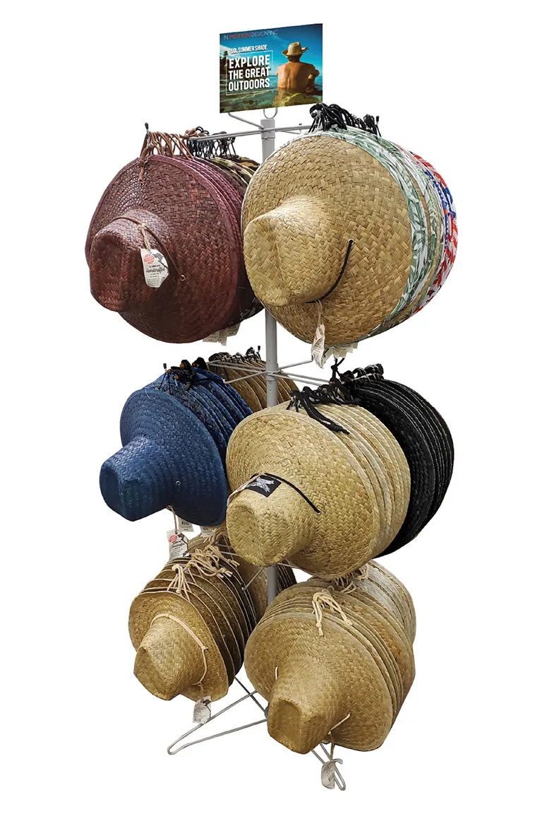 Straw Hats Display
