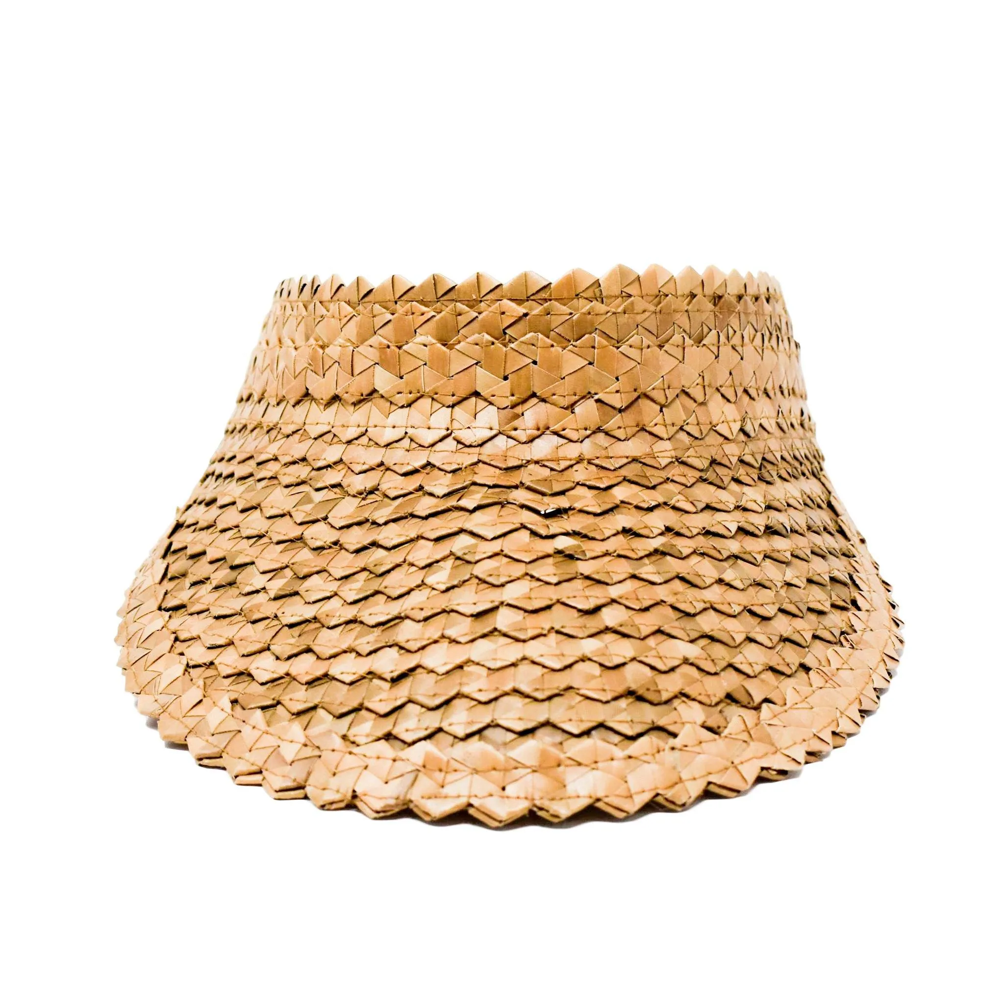 STRAW SUN VISOR - NATURAL by POPPY   SAGE