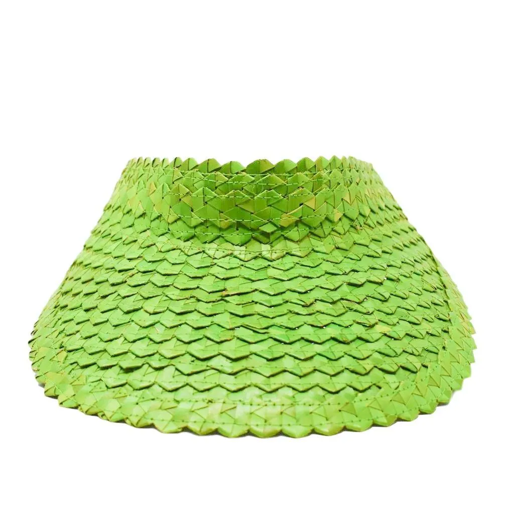 STRAW SUN VISOR - NATURAL by POPPY   SAGE