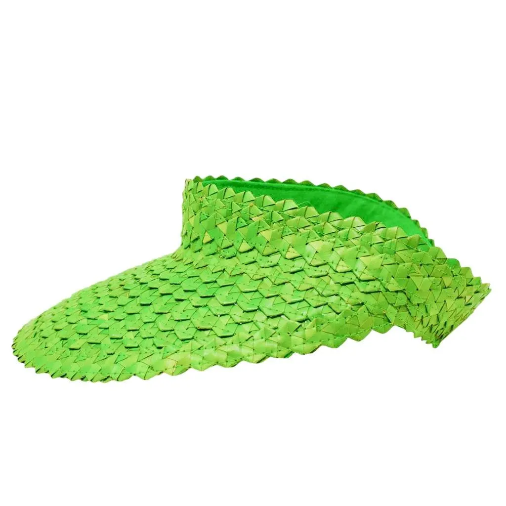 STRAW SUN VISOR - NATURAL by POPPY   SAGE