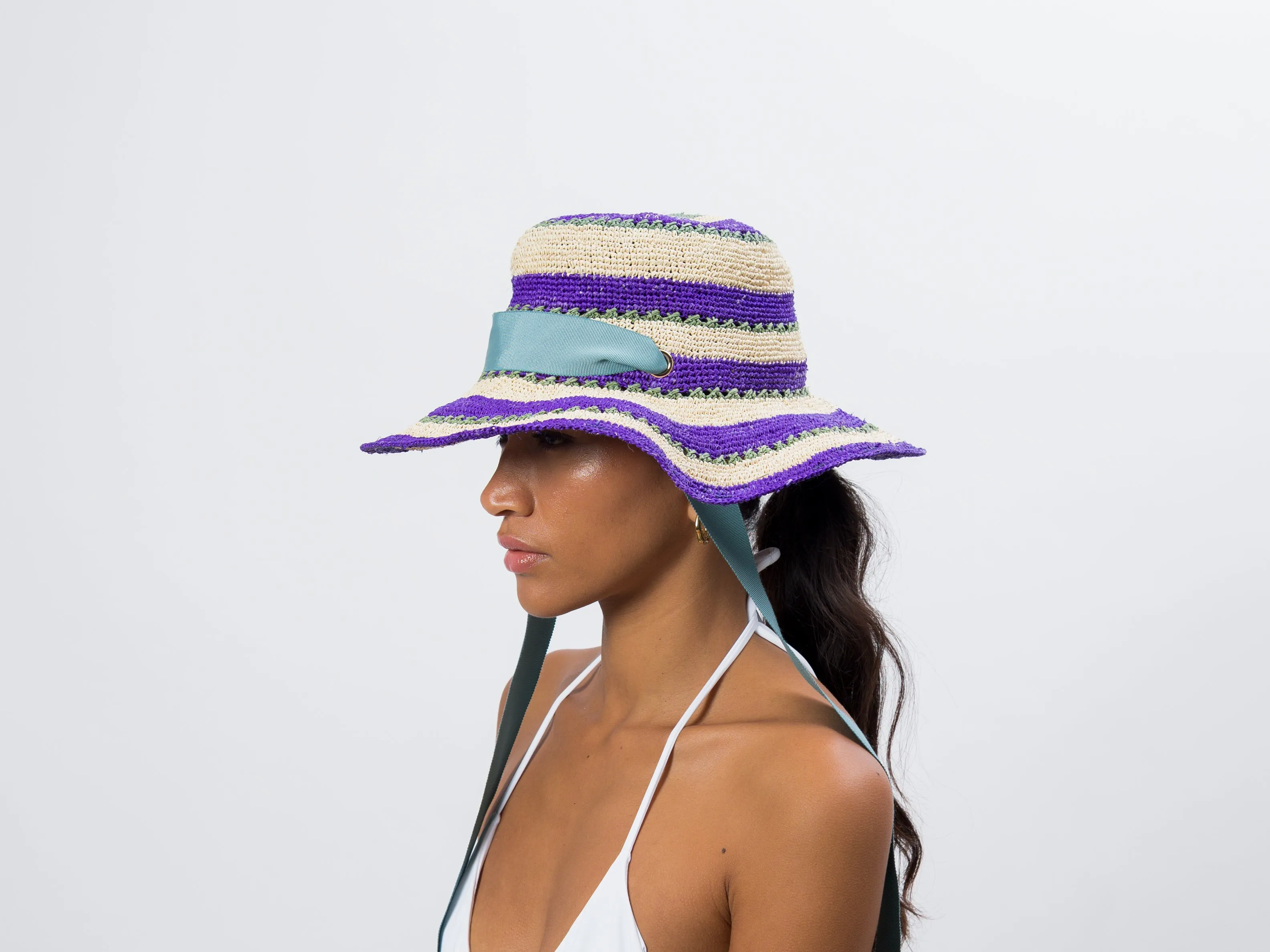 Stripes Crochet Hippie Hat