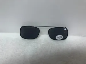 Sun Clip, Rectangle, 46mm Black Frame, Black Shade Lens | KMOPT-141