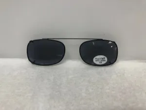 Sun Clip, Rectangle, 48mm Black Frame, Black Shade Lens | KMOPT-142