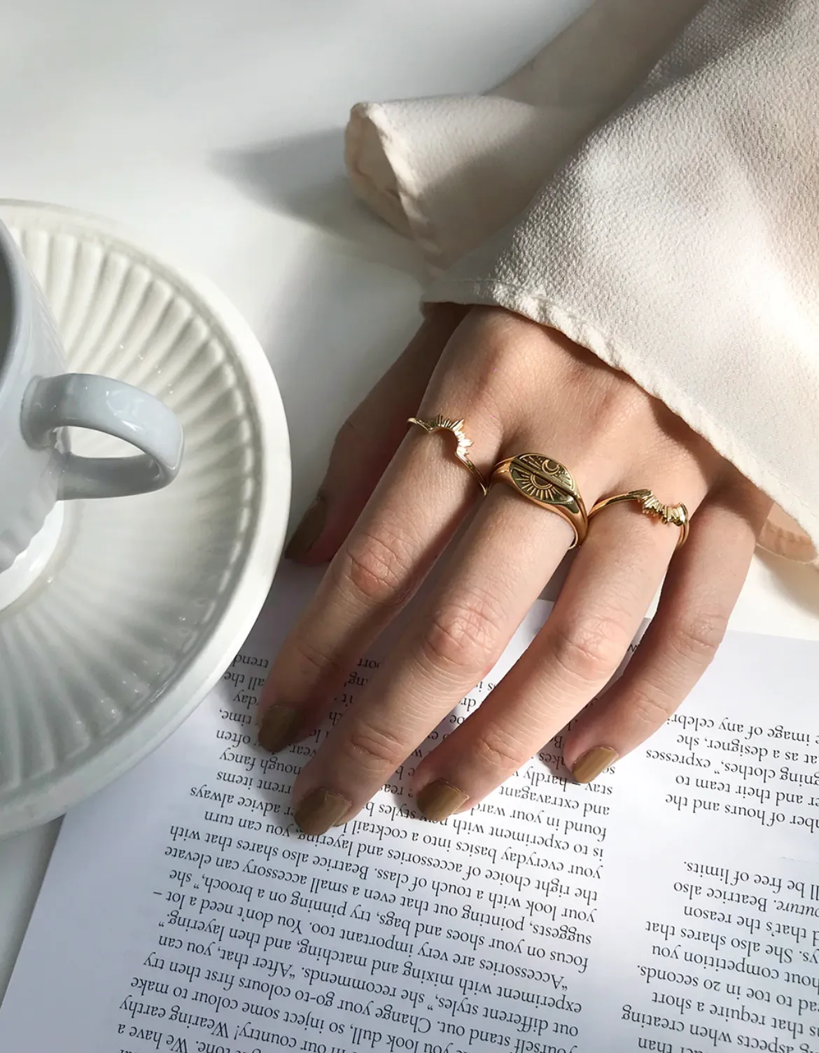 Sunseeker Gold Ring Set